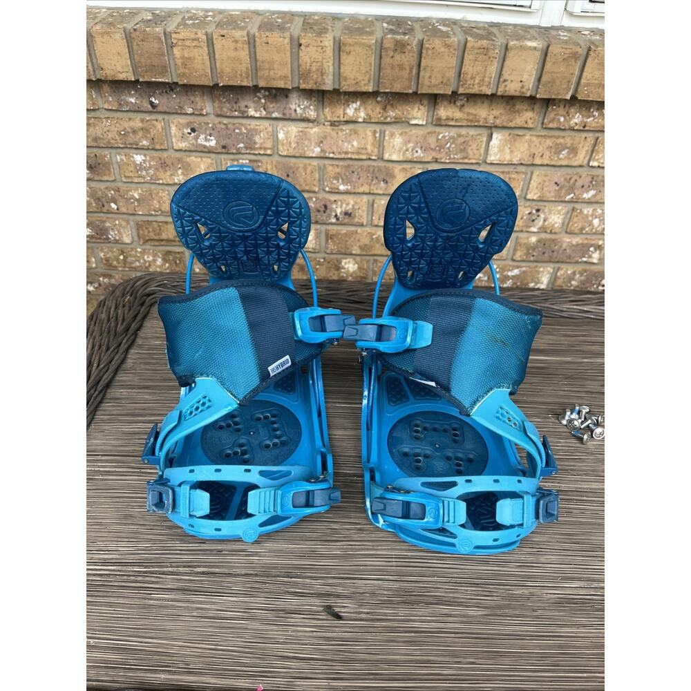Nidecker Flow Fuse Hybrid Snowboard Binding size 5 Youth